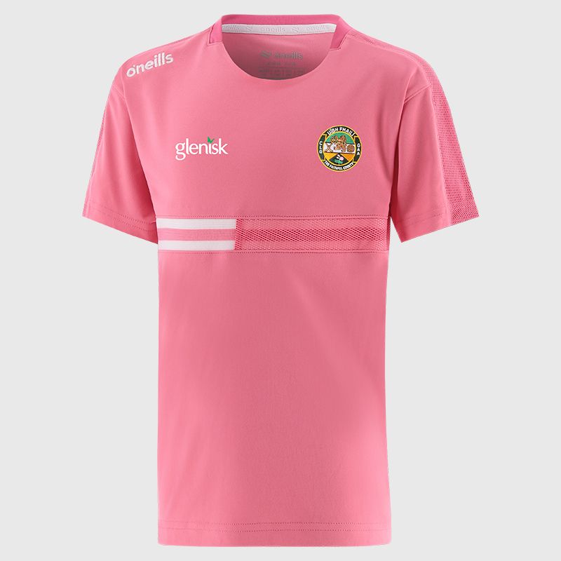 Pink Offaly GAA Kids' Nepal T-Shirt from O’Neills