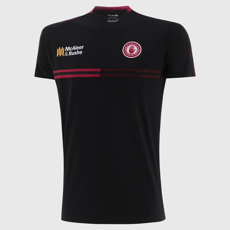 Black Tyrone GAA Men's Nepal T-Shirt from O’Neills