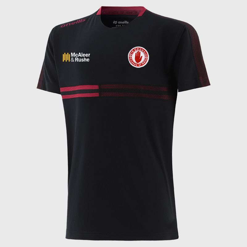Black Tyrone GAA Kids' Nepal T-Shirt from O'Neills