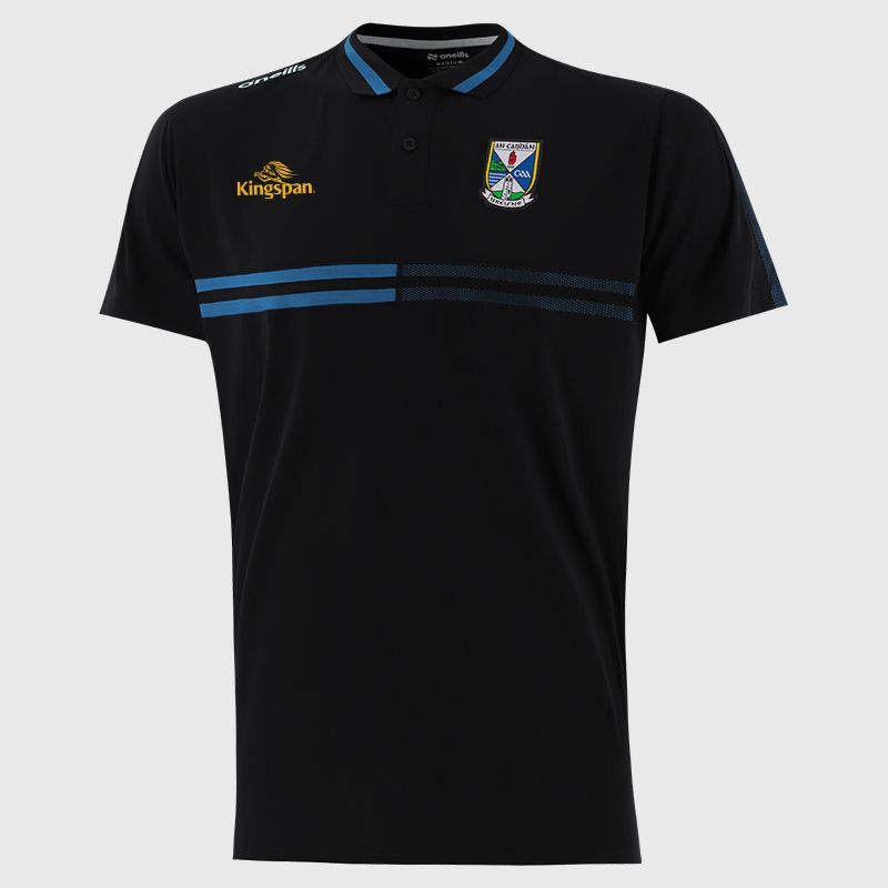 Black Cavan GAA Men's Nepal Polo Shirt by O’Neills 