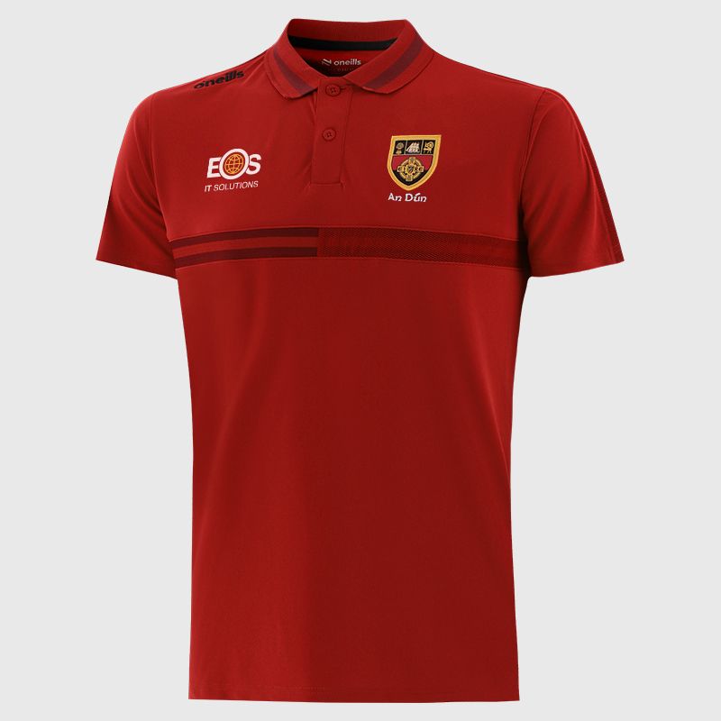 Red Down GAA Men's Nepal Polo Shirt by O'Neills