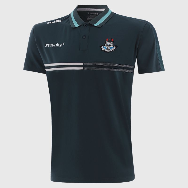 Navy Dublin GAA Men's Nepal Polo Shirt by O'Neills 