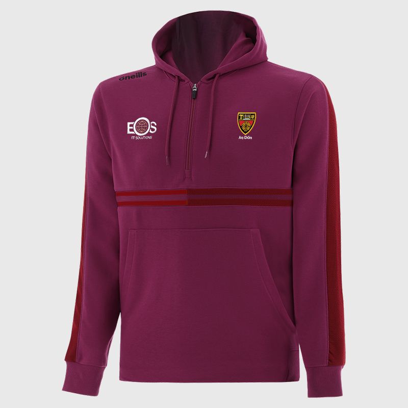 Red Down GAA Men's Nepal Fleece Half Zip Hoodie from O’Neills. 