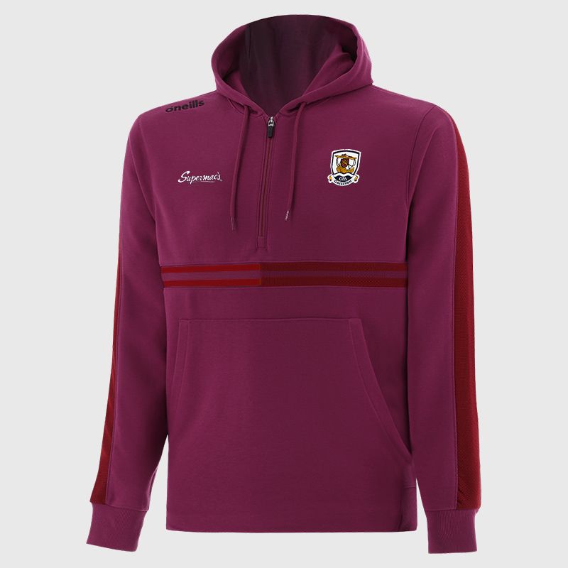 Red Galway GAA Men's Nepal Fleece Half Zip Hoodie from O’Neills. 