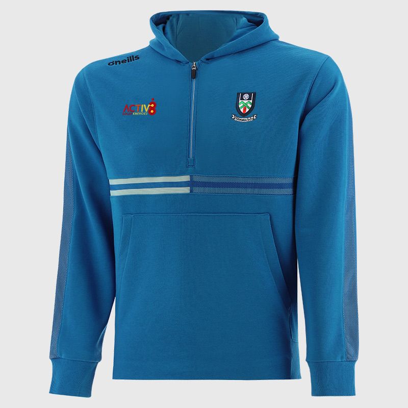 Blue Monaghan GAA Kids Nepal Fleece Half Zip Hoodie from O’Neills. 