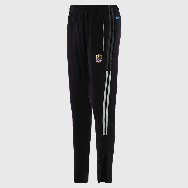 Roscommon GAA Men's Nepal Brushed Skinny Tracksuit Bottoms from O’Neills with elasticated waistband, 2 zipped pockets and outer leg zips.