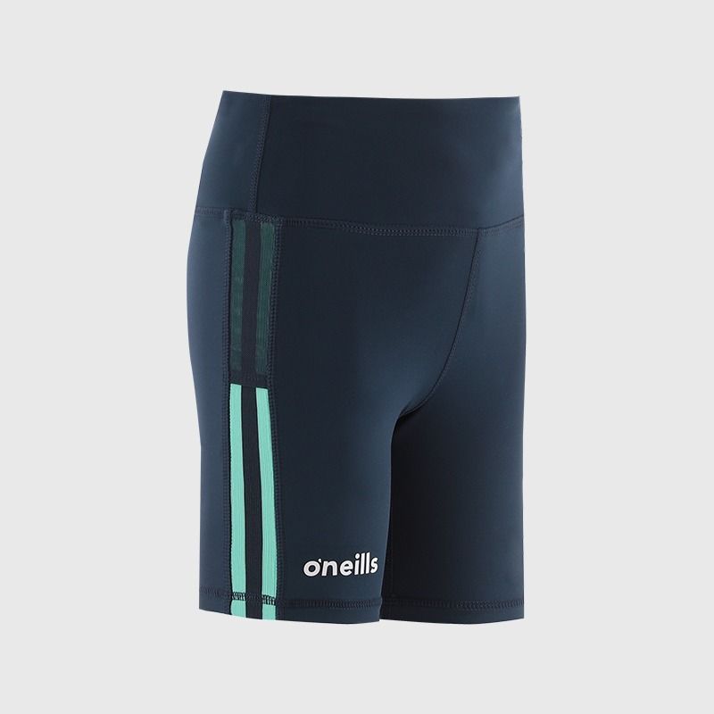 Kids' Navy and Green O'Neills Nepal Cycling Shorts available online now.