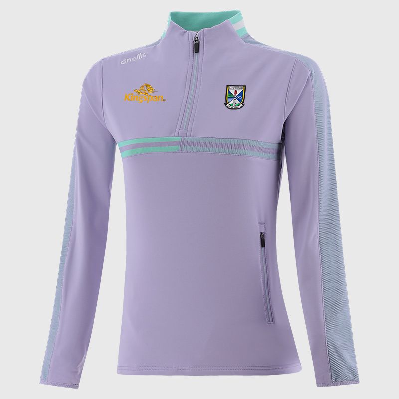 Purple Cavan GAA Women's Nepal Brushed Half Zip Top from O'Neills