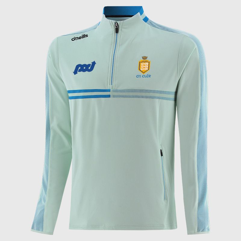 O’Neills Clare GAA Men's Nepal Brushed Half Zip Blue.