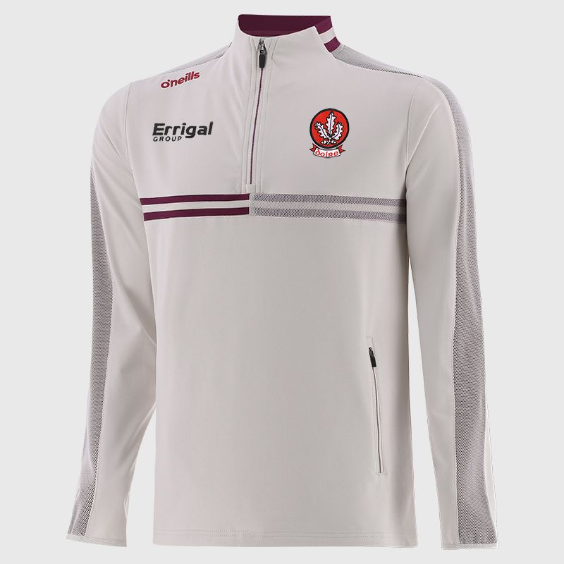 O’Neills Derry GAA Men's Nepal Brushed Half Zip Beige.