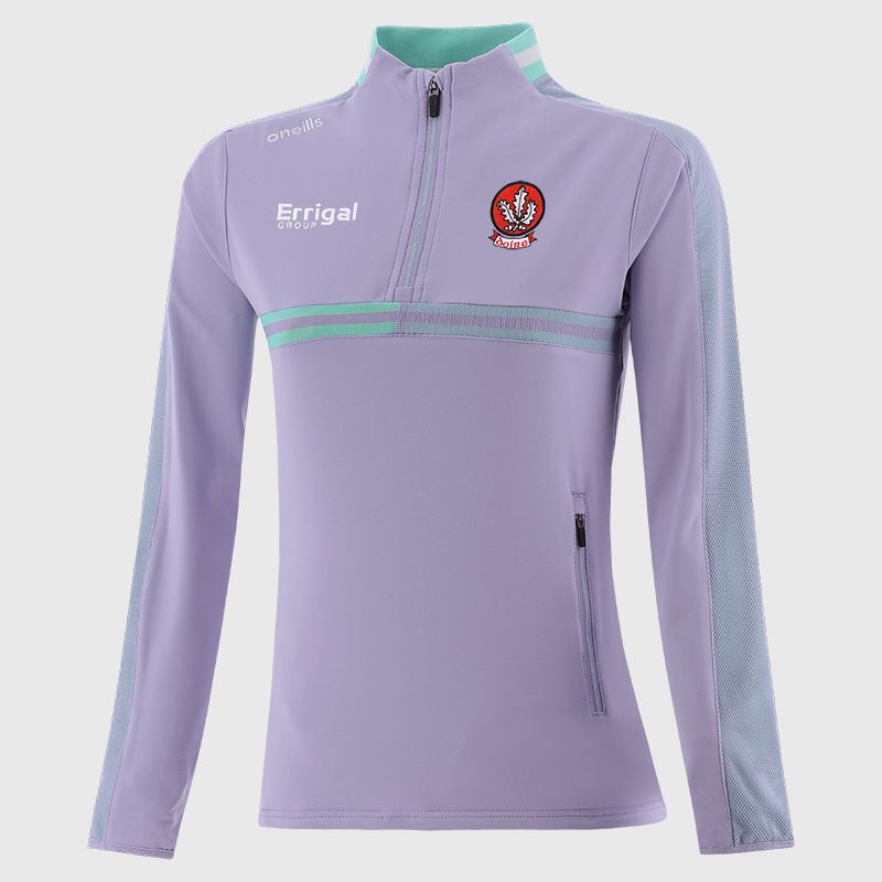 Purple Derry GAA Women's Nepal Brushed Half Zip Top from O'Neills