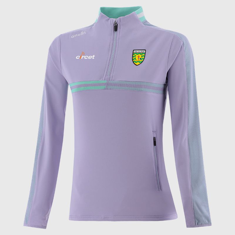 Purple Donegal GAA Women's Nepal Brushed Half Zip Top from O'Neills