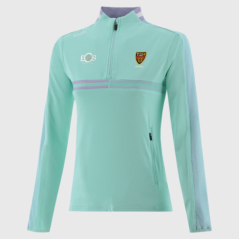 Green Down GAA Women's Nepal Brushed Half Zip Top from O'Neills