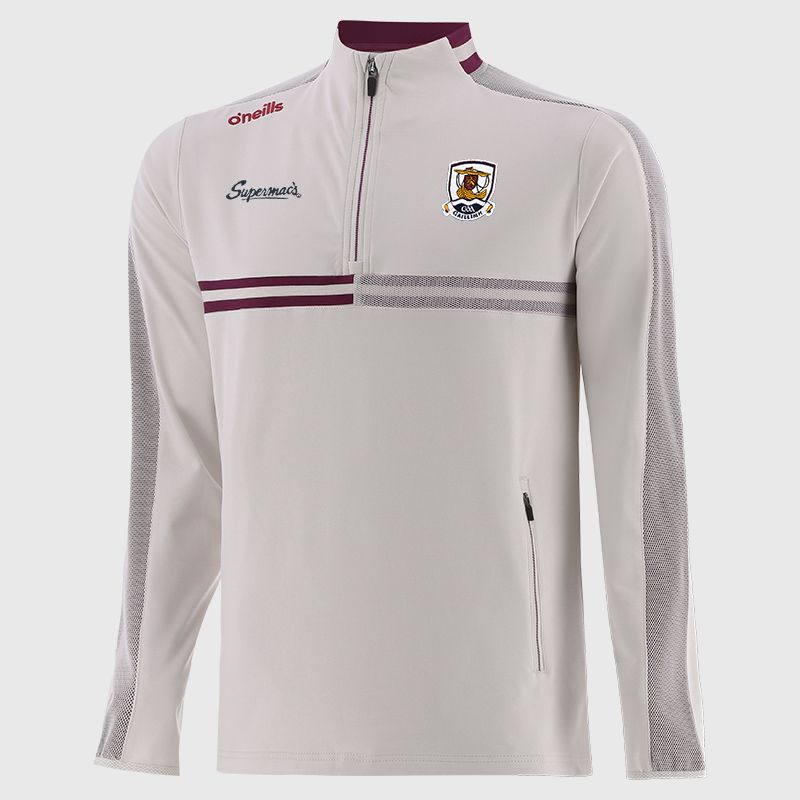 Beige Galway GAA Men's Nepal Brushed Half Zip Top from O'Neills