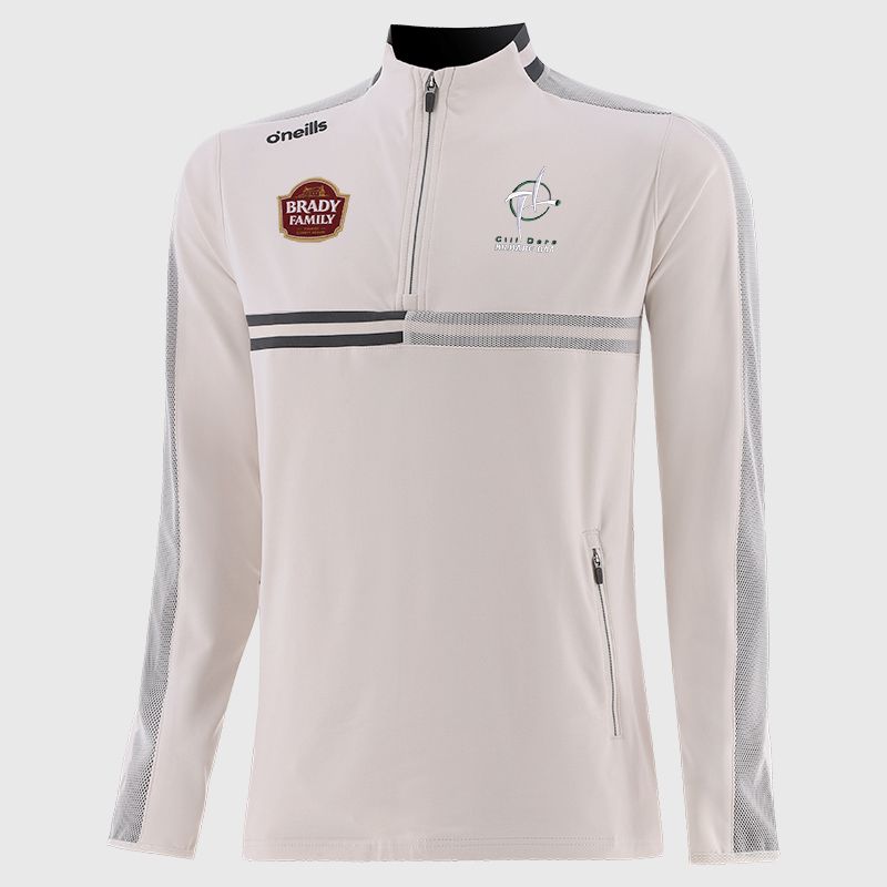 Beige Kildare GAA Men's Nepal Brushed Half Zip Top by O'Neills