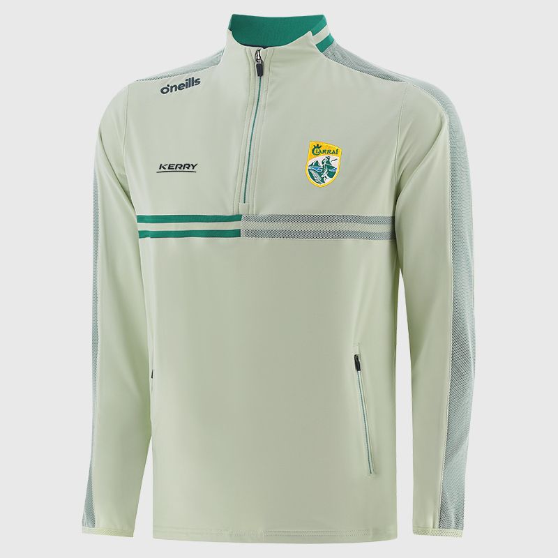 O’Neills Kerry GAA Kids' Nepal Brushed Half Zip Beige