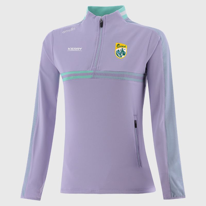Purple Kerry GAA Women's Nepal Brushed Half Zip Top from O'Neills