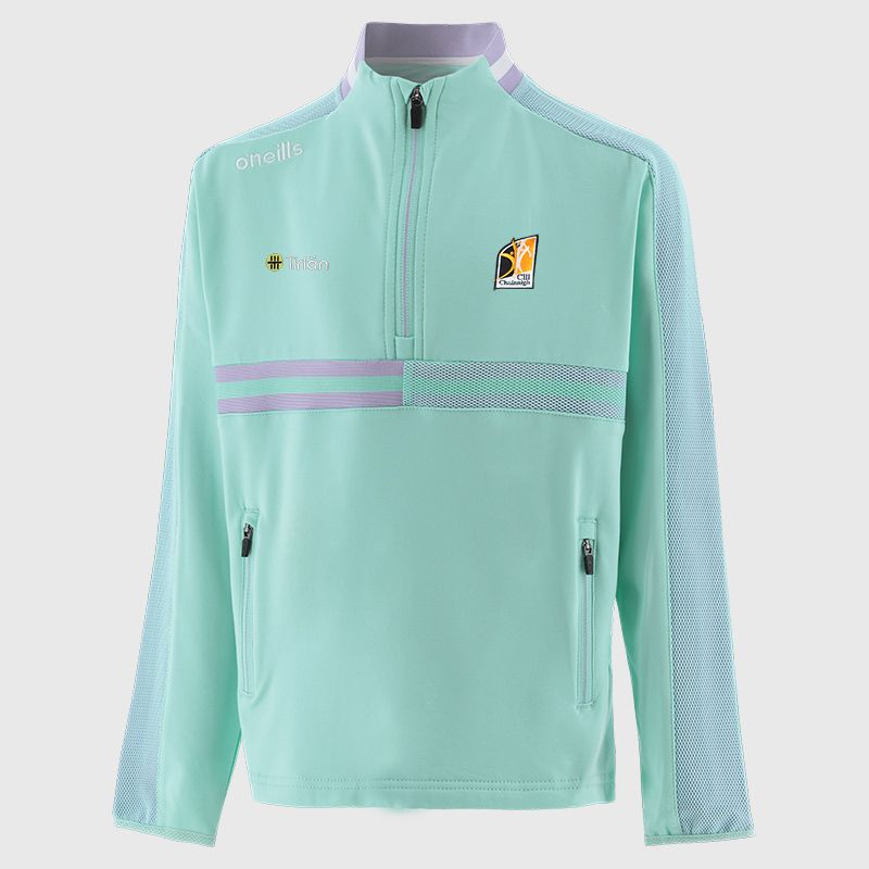 Green Kilkenny GAA Kids' Nepal Brushed Half Zip Top from O'Neills