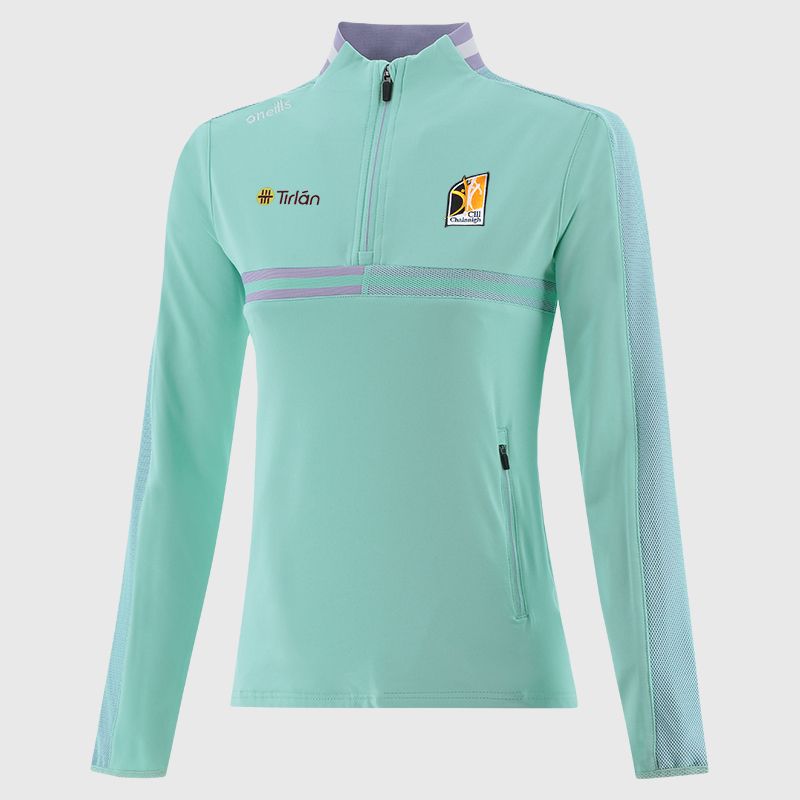 Green Kilkenny GAA Women's Nepal Brushed Half Zip Top from O'Neills