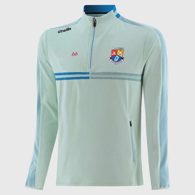 Blue Longford GAA Kids' Nepal Brushed Half Zip Top by O'Neills