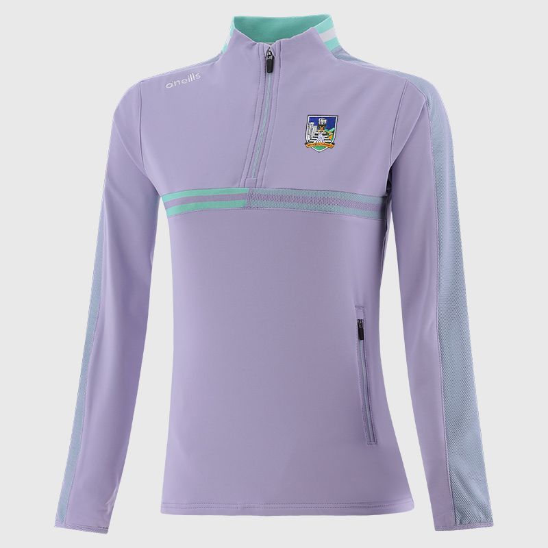 Purple Limerick GAA Women's Nepal Brushed Half Zip Top from O'Neills
