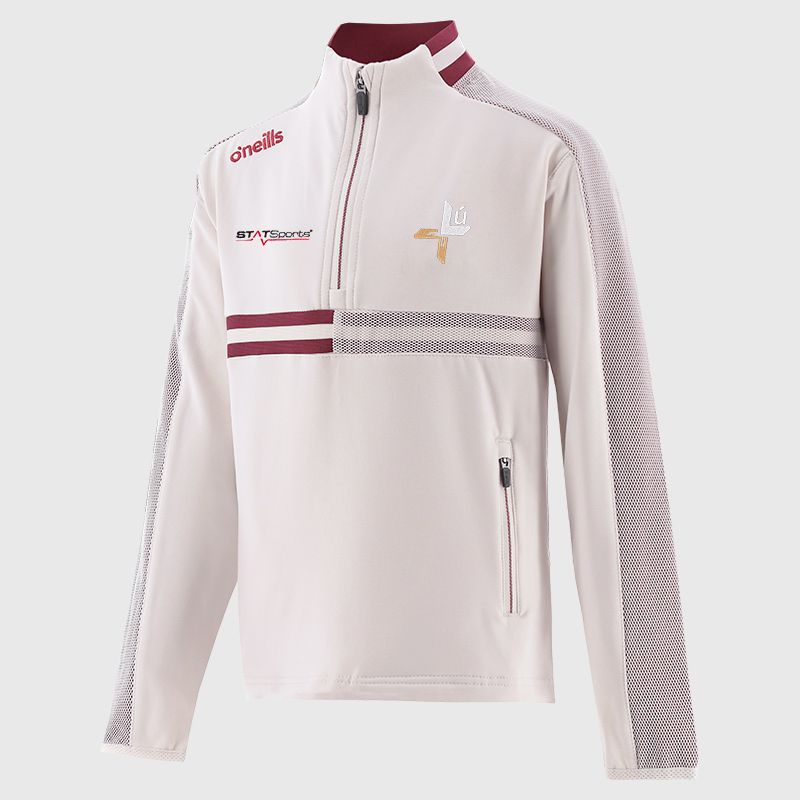 O’Neills Louth GAA Kids' Nepal Brushed Half Zip Beige