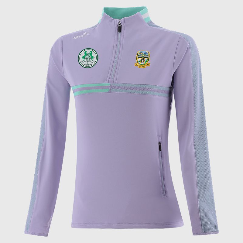 Purple Meath GAA Kids' Nepal Brushed Half Zip Top from O'Neills