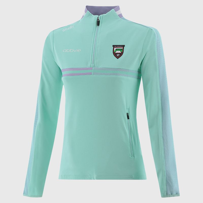 Green Sligo GAA Women's Nepal Brushed Half Zip Top from O'Neills