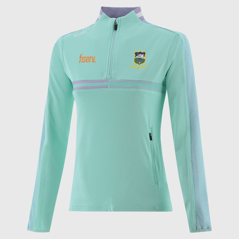 Green Tipperary GAA Women's Nepal Brushed Half Zip Top from O'Neills 