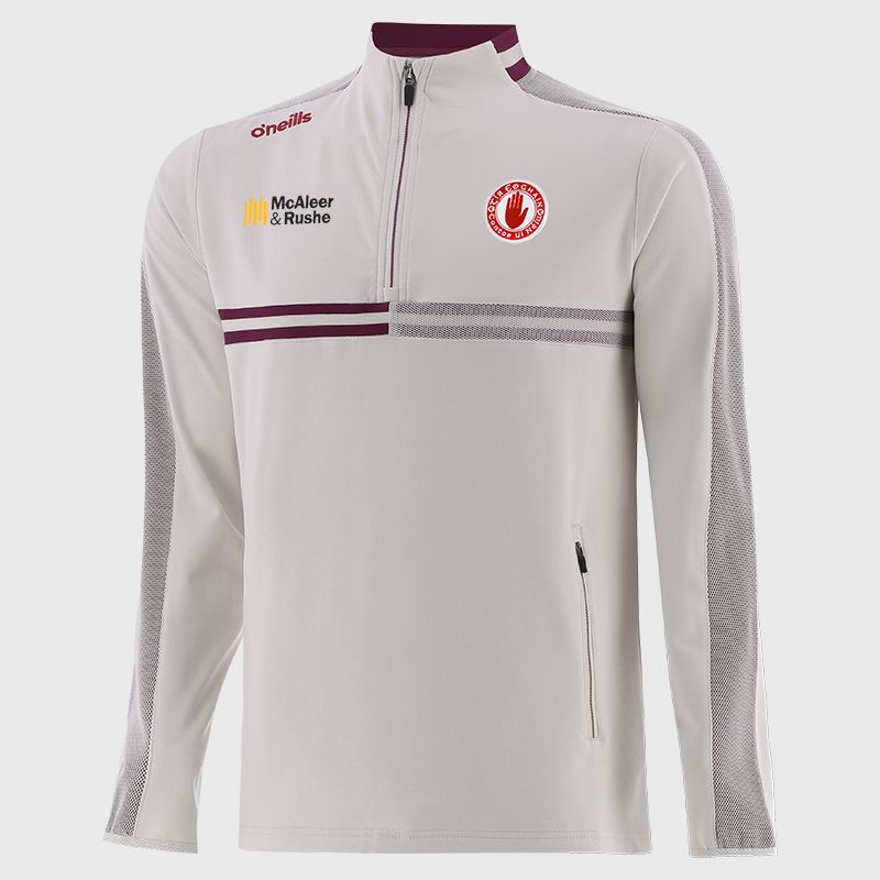 O’Neills Tyrone GAA Men's Nepal Brushed Half Zip Beige.