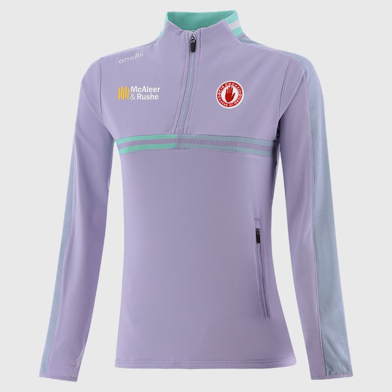 Purple Tyrone GAA Women's Nepal Brushed Half Zip Top from O'Neills