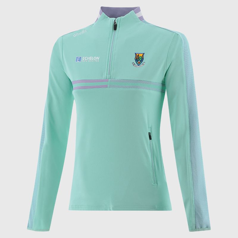 Green Wicklow GAA Women's Nepal Brushed Half Zip Top from O'Neills 