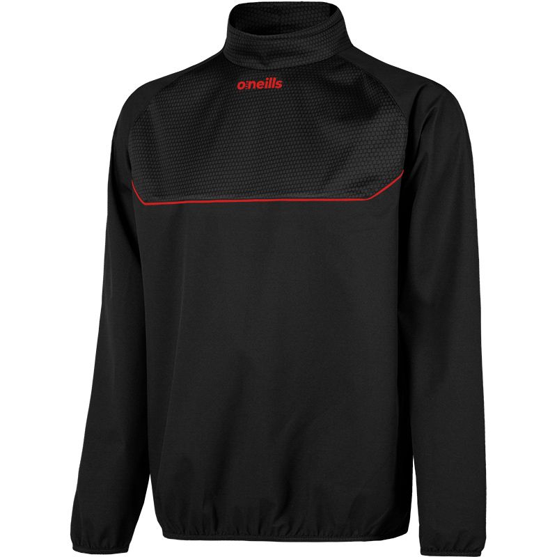 Men's Black O'Neills Norwich Windcheater, with reflective detail from O'Neills.
