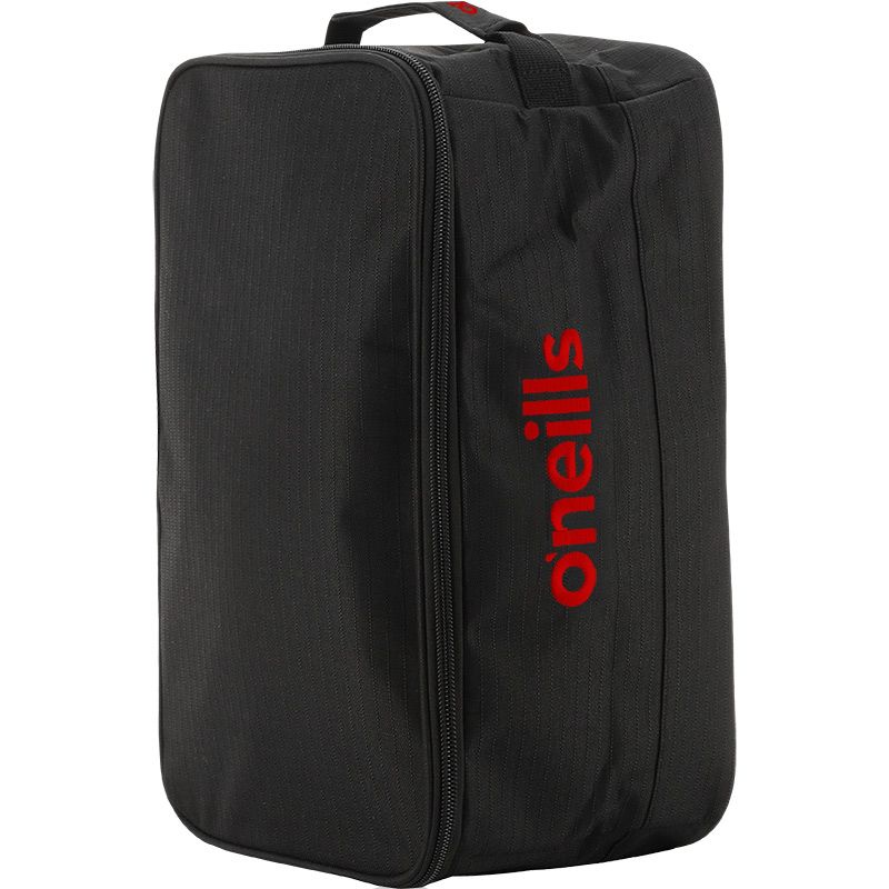 Black and red Football Boot Bag with zip fastening by O’Neills.