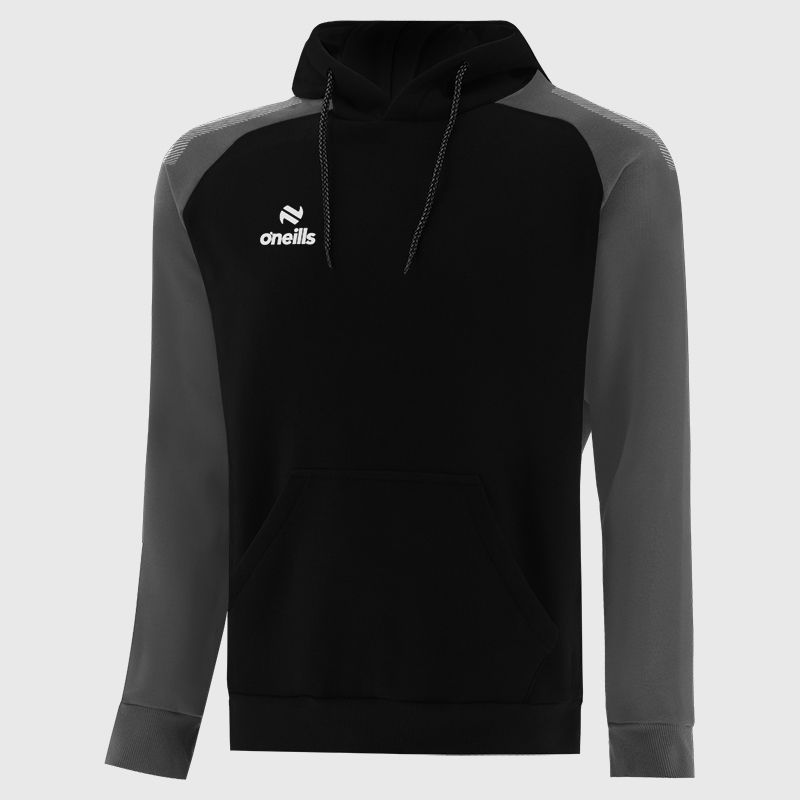Black / Dark Grey Men's Odin Fleece Pullover Hoodie from O’Neills.