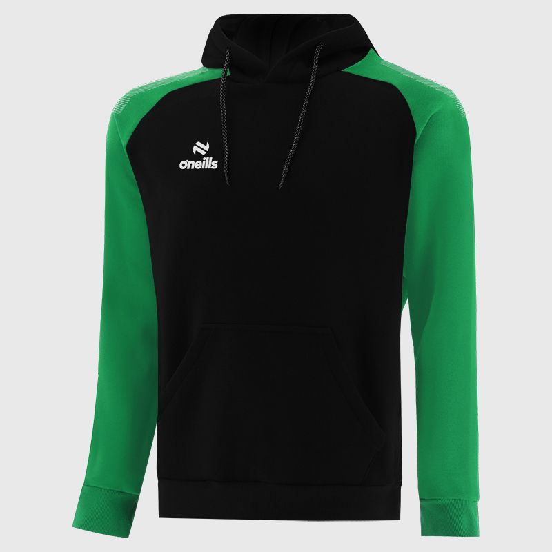 Black / Green Men's Odin Fleece Pullover Hoodie from O’Neills.