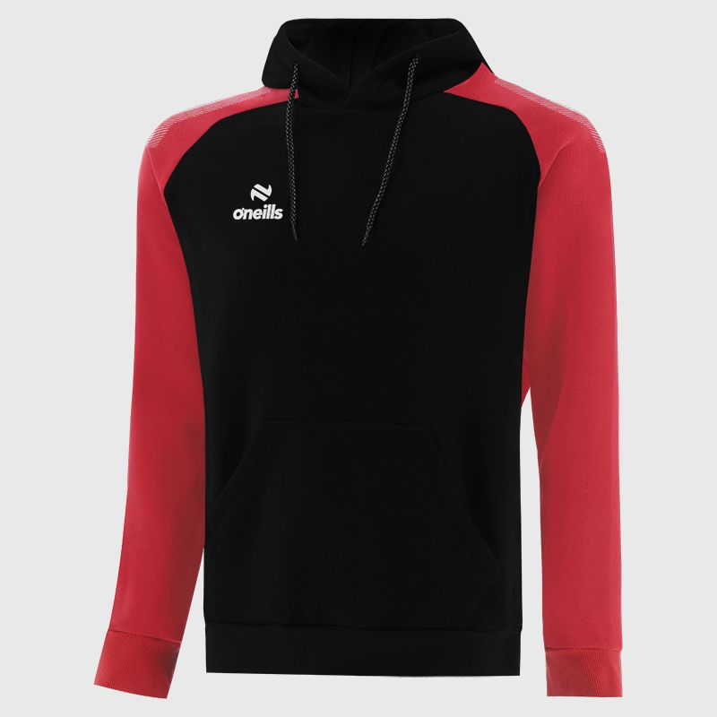 Black / Red Men's Odin Fleece Pullover Hoodie from O’Neills.