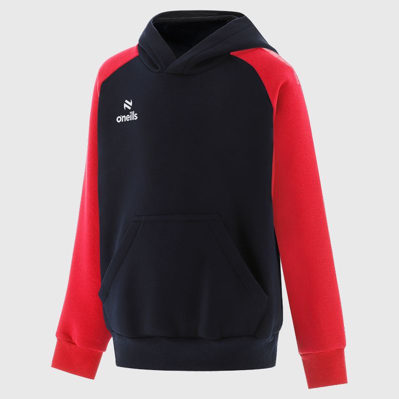 Navy / Red Kids' Odin Fleece Pullover Hoodie from O’Neills.