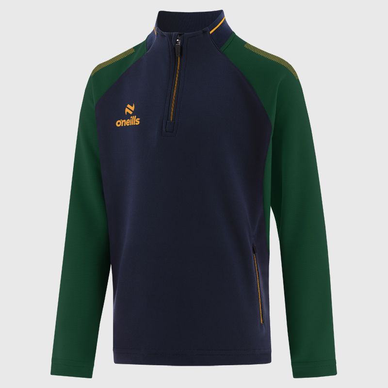 Marine / Bottle / Amber Kids' Odin Half Zip Top from O’Neills.