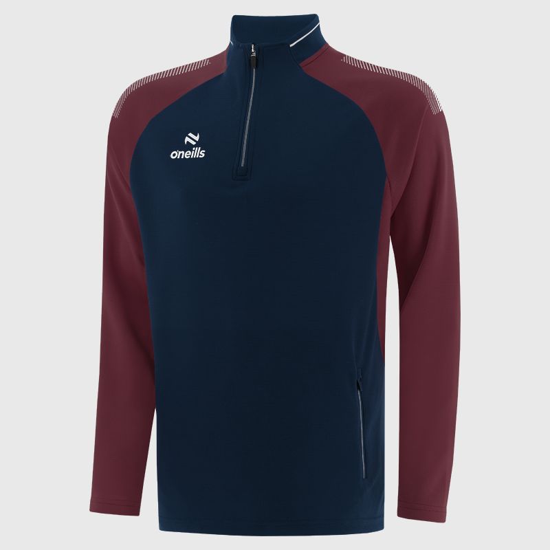 Marine / Maroon / White Men's Odin Half Zip Top from O’Neills.