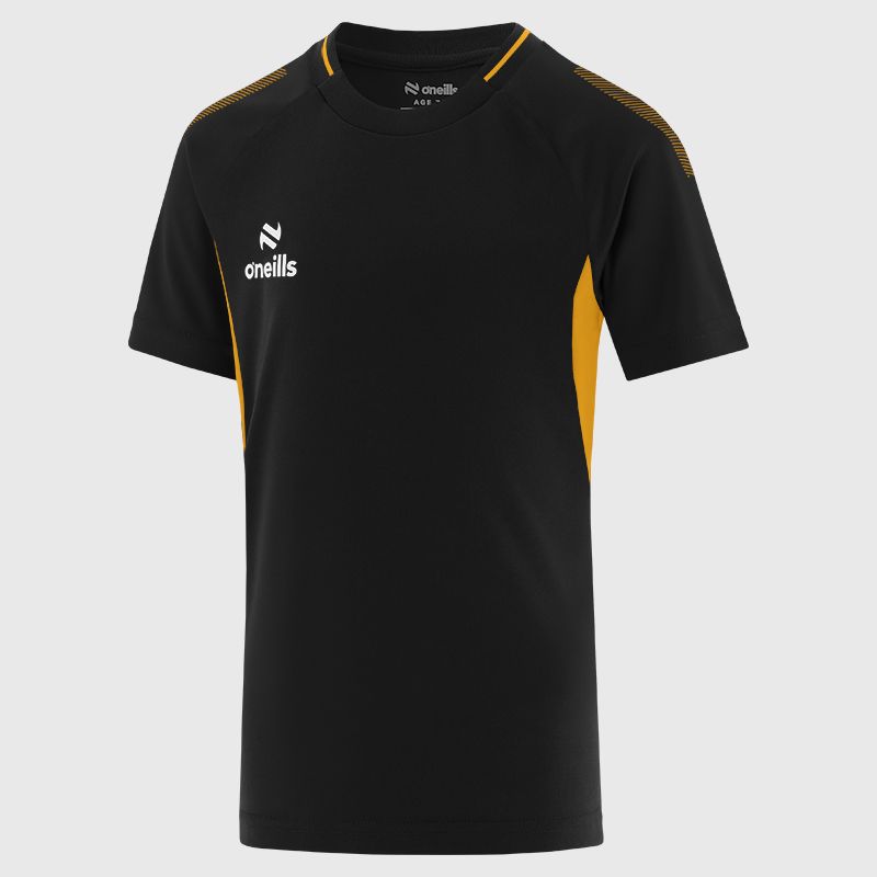 Black / Amber Kids' Odin T-Shirt from O’Neills