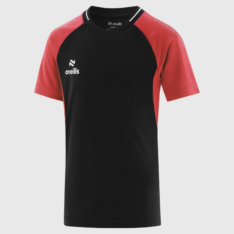 Black / Red / White Kids' Odin T-Shirt from O’Neills