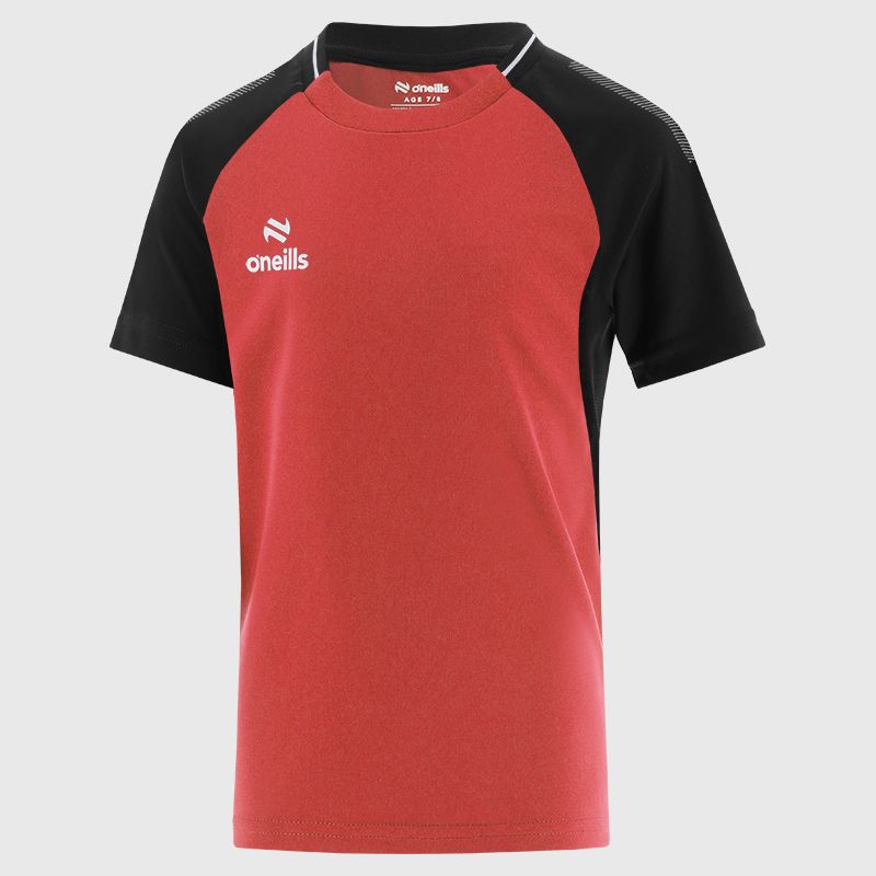 Red / Black Kids' Odin T-Shirt from O’Neills