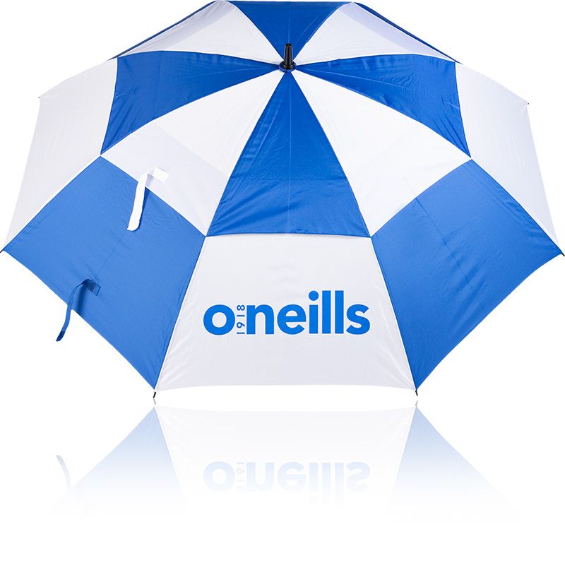 Royal and White Umbrella with a double canopy design from oneills.com