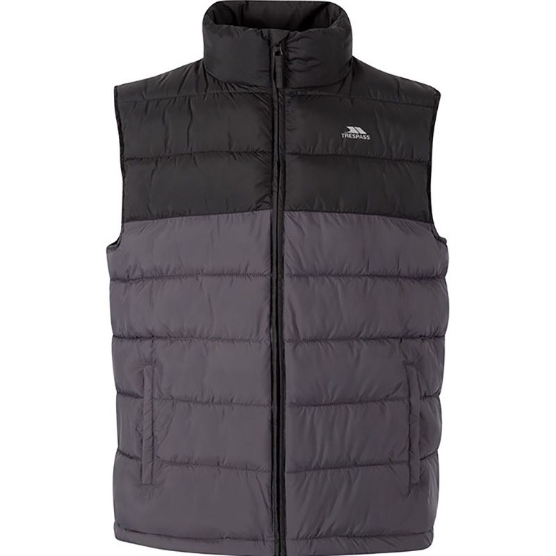 Black Trespass Men's Oscar Padded Gilet from O'Neills.