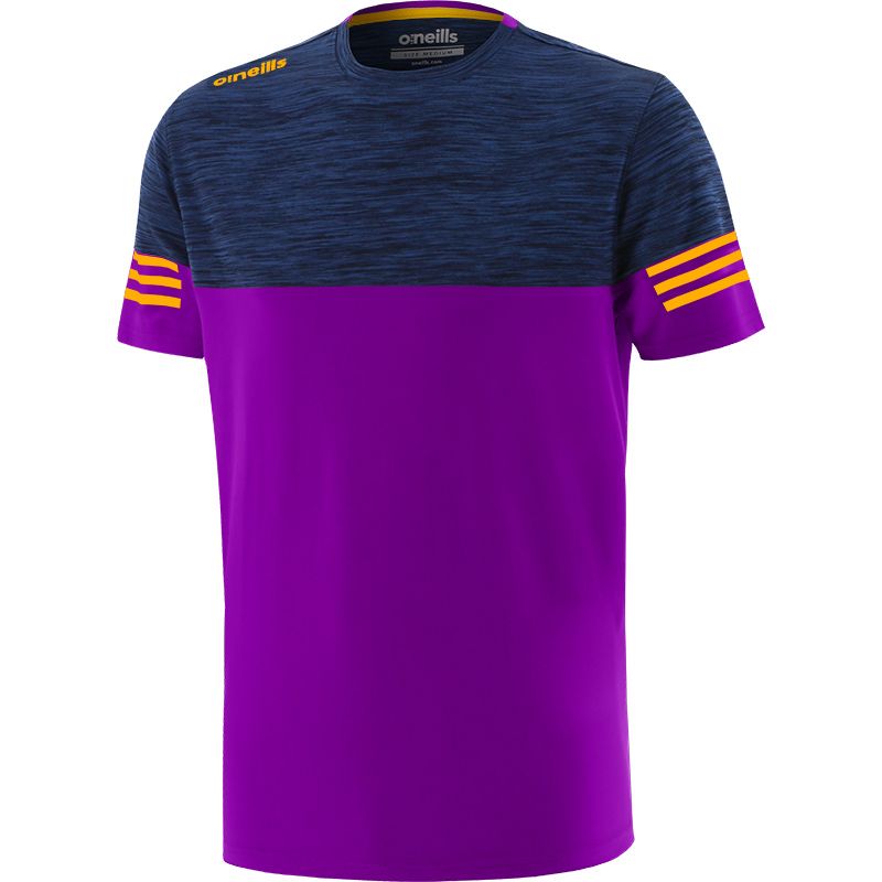 Purple Men's Osprey T-Shirt, with Stripe detail on sleeves from O'Neills.