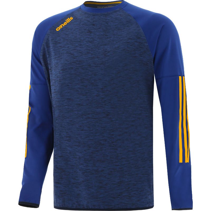 Marine Kid's Osprey Brushed Crew Neck Sweatshirt, with Stripe detail on lower arm sleeve from O'Neills.