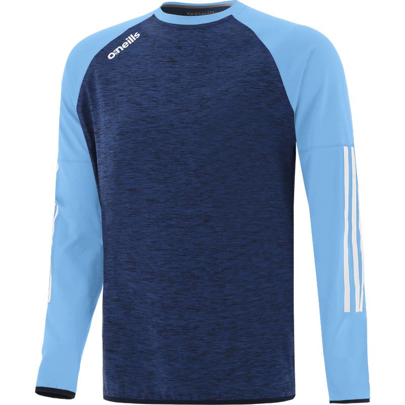 Marine Kids' Osprey Brushed Crew Neck Sweatshirt, with Stripe detail on lower arm sleeve from O'Neill's.