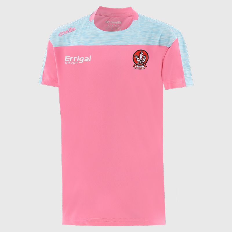 Derry GAA Kids' Paxton T-Shirt Pink from O’Neills 
