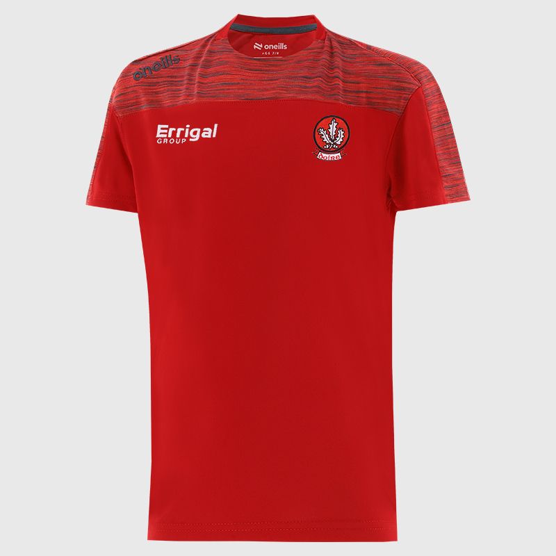 Derry GAA Kids' Paxton T-Shirt Red from O’Neills
